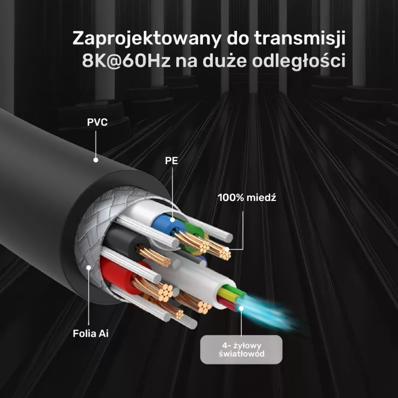 UNITEK C11086GY01-5M HDMI-Kabel HDMI Typ A (Standard) Schwarz, Grau