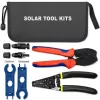 Qoltec Solar Werkzeug-Set kompatibel mit MC4-Steckverbindern | Crimpwerkzeug + Abisolierzange