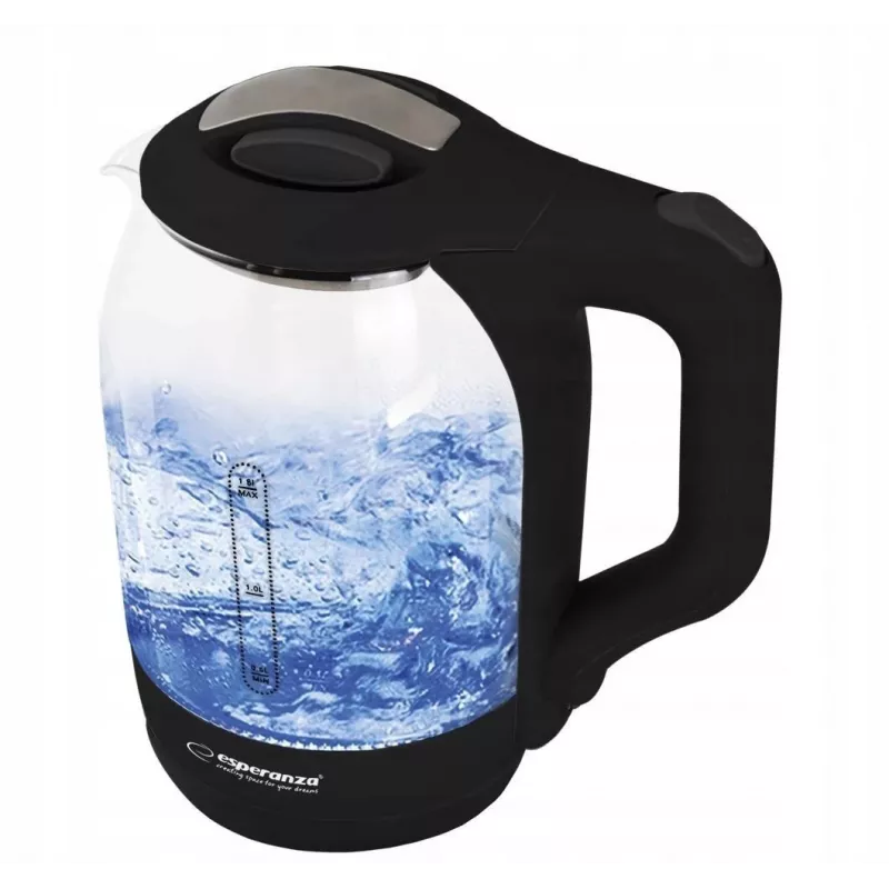 Esperanza EKK025K Wasserkocher 1,7 L Schwarz, Mehrfarbig 1500 W
