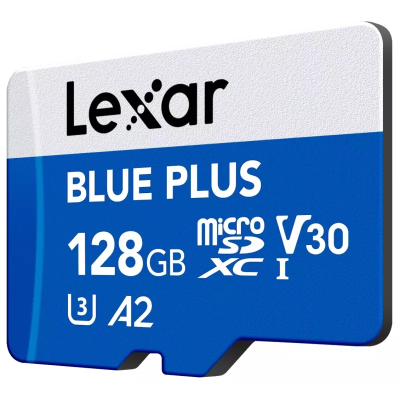MicroSDXC-Speicherkarte Lexar BLUE PLUS 128 GB UHS‑I U3 V30 170 MB/s