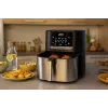 Heißluftfritteuse ESPERANZA EKA004 — 8 L, 1700 W, 8 Programme, Touch-Bedienung, Edelstahl