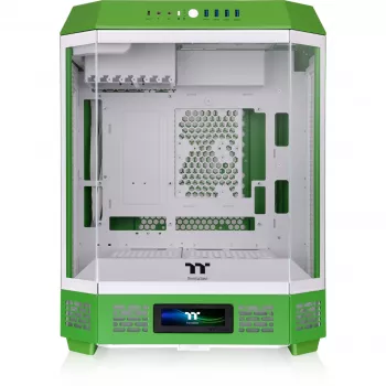 Thermaltake The Tower 600 Mid-Tower-ATX-Gehäuse mit Glasseitenfenster (Grün/Weiß)