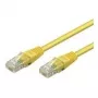 Wentronic Goobay CAT 6 Patchkabel, U/UTP, Gelb, 7,5 m - CCA Kupfer-Mix (68428)