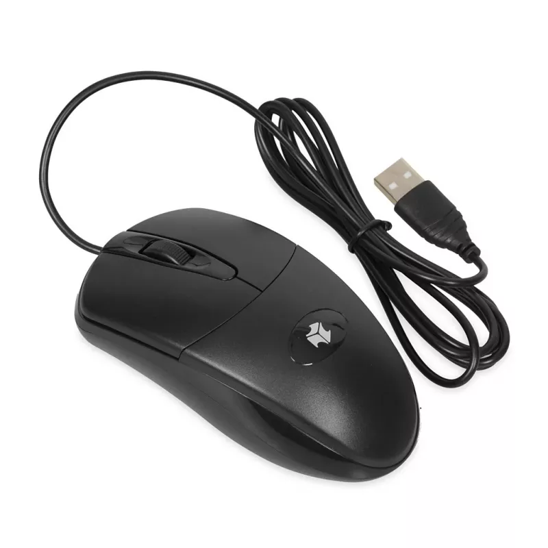 iBOX i007 kabelgebundene optische Maus, schwarz