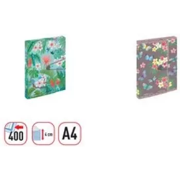 Herlitz 50044092 Aktenordner, PP, A4, mehrfarbig