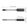 Ethernet Adapter Aukey CB-A30 USB‑C auf Gigabit RJ45 10/100/1000 Mbps, USB 3.0, Aluminium, LED-Anzeigen