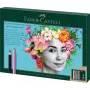 Ölbasierter Stift Faber-Castell Polychromos & Pitt Graphite Matt Set 21 Stück Mehrfarbig