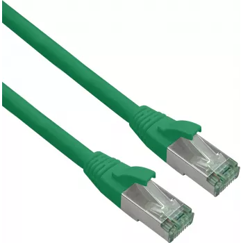 Netzwerkkabel Helos Patch-Kabel - RJ-45 (M) auf RJ-45 (M) Cat.6 1m Schwarz