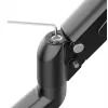 Maclean MC-860N Monitorhalterung, mit Gasfeder, 13-27, 8 kg, Schwarz