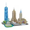 3D Puzzle CubicFun New York City City Line, 123 Teile, 370×420 mm, Alter 8+