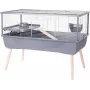 Käfig ZOLUX Neolife 100 für Meerschweinchen, grau, 990 × 540 × 760 mm, 15 mm Stababstand, herausnehmbare Schale