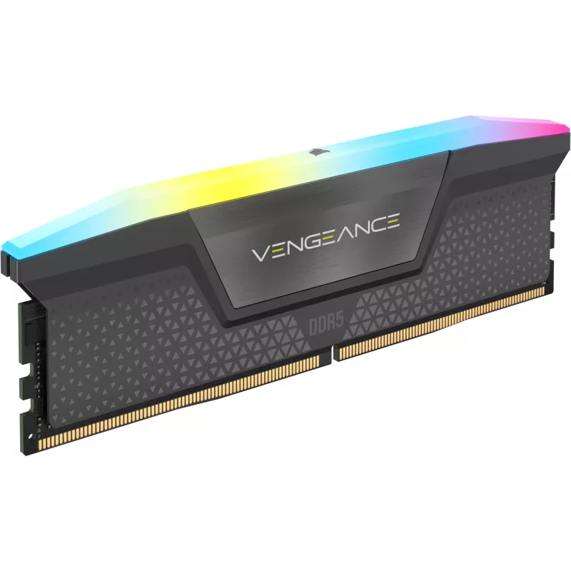 DIMM 64 GB DDR5-6000 (4x 16 GB) Quad-Kit, Arbeitsspeicher schwarz, CMH64GX5M4B6000C36, Vengeance RGB, INTEL XMP