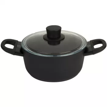 Kochtopf BALLARINI 75002-920-0 Rund Schwarz Aluminium 20 cm
