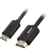 Adapterkabel HDMI-Stecker > Mini-HDMI-Stecker (schwarz, 3 Meter, HDMI 4K)
