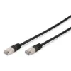 Netzwerkkabel Digitus CAT 5e SF/UTP Patchkabel Schwarz 3m