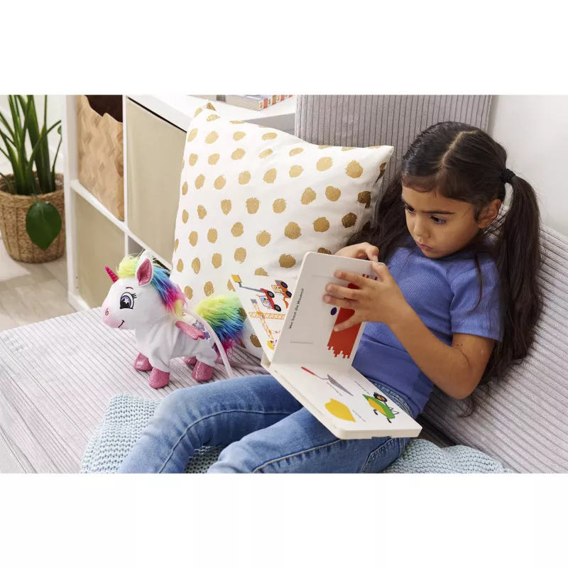 Kuscheltier Simba-Dickie Simba PetZoo Regenbogen-Einhorn Plüschtier für Kinder