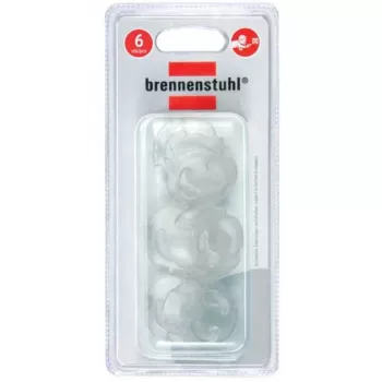 Brennenstuhl 1164480 transparente Steckdosensicherungen, 6 Stück