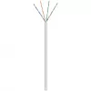 Wentronic Goobay CAT 6 Netzwerkkabel, U/UTP, Grau, 100 m - CCA, AWG 24/7 (Litze), PVC (93884)
