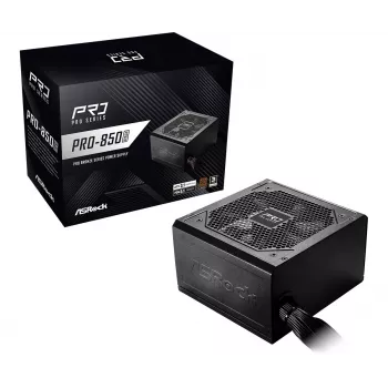 Netzteil ASRock Pro Series PRO-850B 850W ATX 80+ Bronze, schwarz