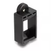 DeLOCK Keystone-Halter Snap-in Rahmen Schwarz 18mm x 40mm x 10mm