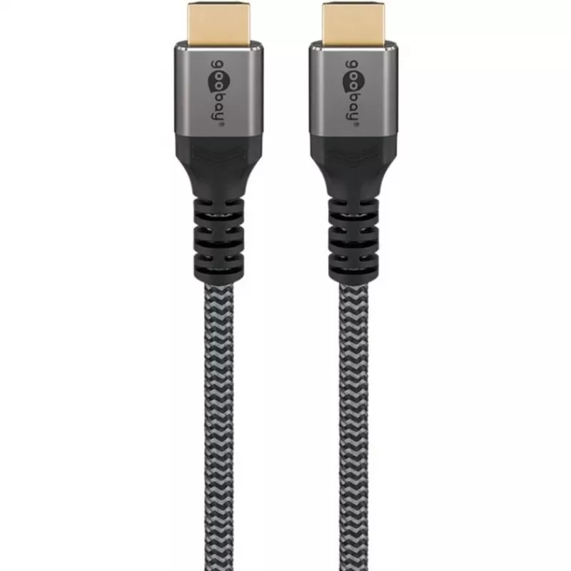 Goobay 65263 HDMI-Kabel 5 m HDMI Typ A (Standard) Grau (65263)