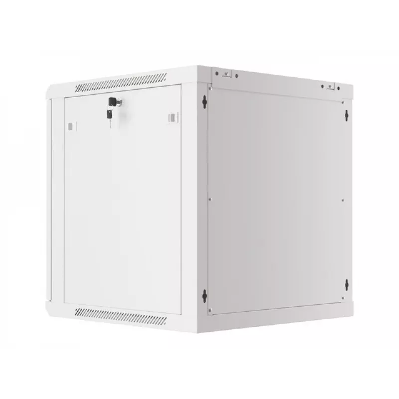 Lanberg Wandmontage-Installationsschrank 19'' 12U 600x600mm grau (Glastür)