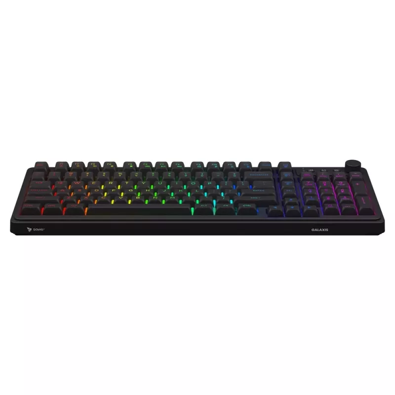 Savio Galaxis Gaming-Tastatur USB QWERTY US Englisch Schwarz