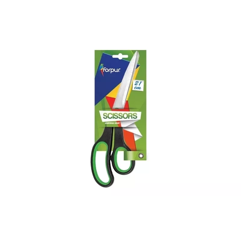 Forpus Schere, 21 cm, gummiert 1110-005