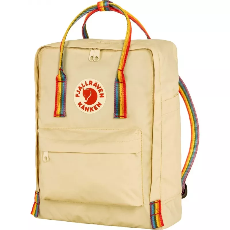 Fjällräven Kanken Rainbow Rucksack Freizeitrucksack Oak Vinylon