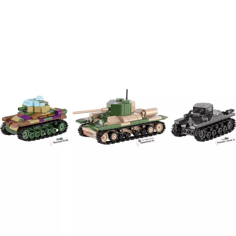 Baukasten COBI Renault R35 Valentine IX Panzer I 595 Teile
