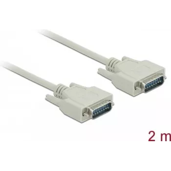 Serielles Kabel DeLOCK 85976 Beige 2m Sub-D15