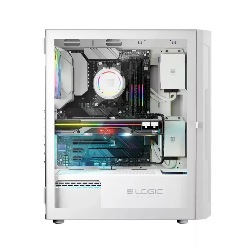 Logic ARAMIS ARGB MINIDI USB 3.0 Gehäuse Weiß