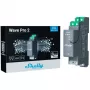 Halbleiterrelais Shelly Wave Pro 2 2-Kanal 25 A 110–240 V DIN-Schiene, 868,4 MHz