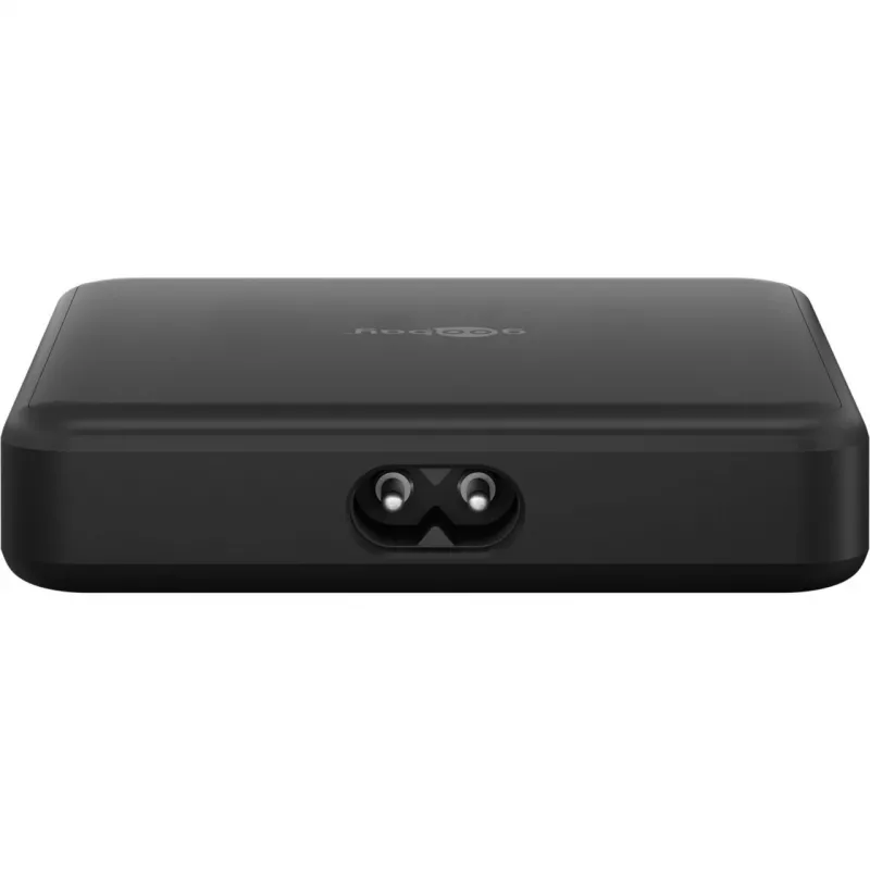 GOOBAY Multiport USB-C PD GaN Tischladegerät 65 W, schwarz