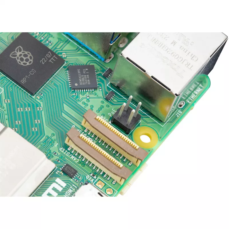 Single-Board-Computer Raspberry Pi 5 Entwicklungsboard — 2400 MHz Arm Cortex-A76, bis zu 16 GB LPDDR4x, MicroSD, USB 3.2, Wi‑Fi 5