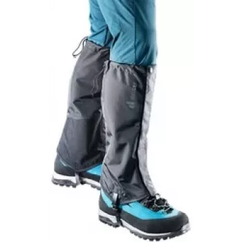 Gamaschen DEUTER 39320257000 schwarz, Größe S — leichte Wandergamaschen, schützende Abdeckung