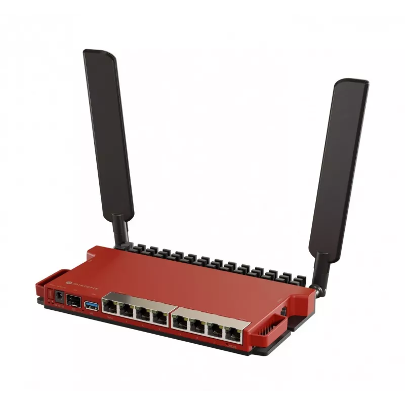 Mikrotik L009UiGS-2HaxD-IN Wireless Router Gigabit Ethernet Single-Band (2,4 GHz) Rot
