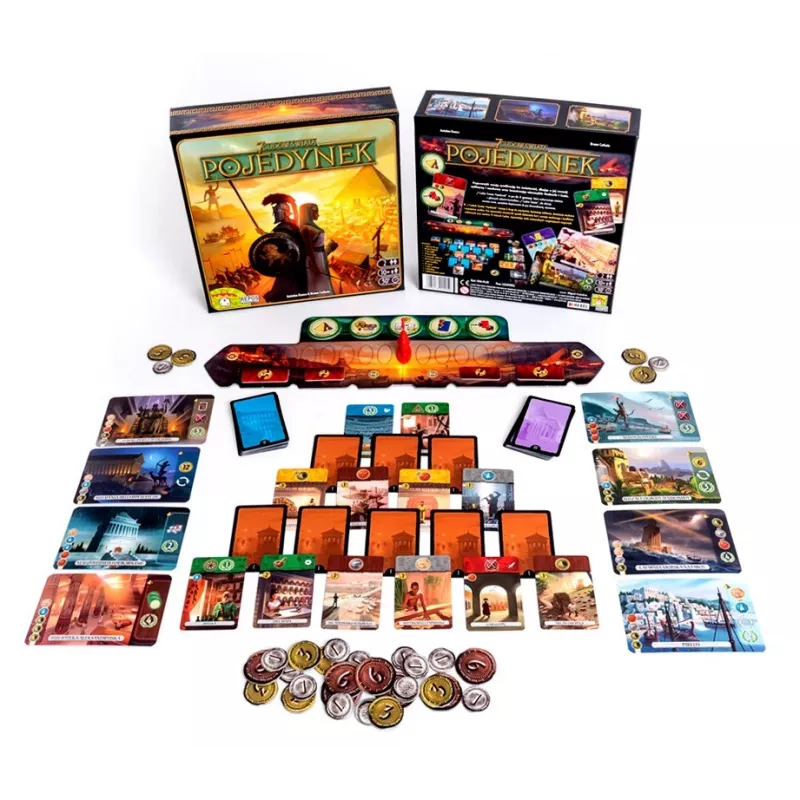 Brettspiel 7 WONDERS OF THE WORLD – DUEL (POLNISCHE VERSION)