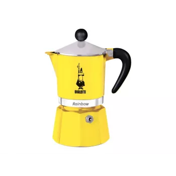 Moka pot Bialetti Rainbow Schwarz Gelb