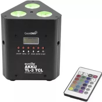 EUROLITE 41700501 LED-Effektleuchte mit 3 LEDs für Bühnen- und Partybeleuchtung