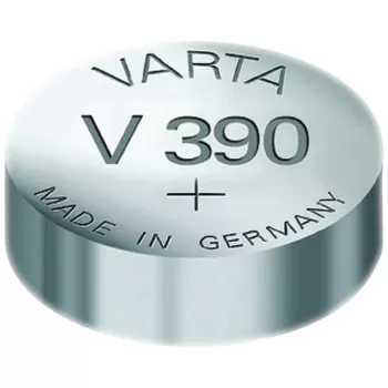 VARTA Silver-Oxid Uhrenzelle, V390 (SR54), 1,55 Volt, 80 mAh (00390 101 401)