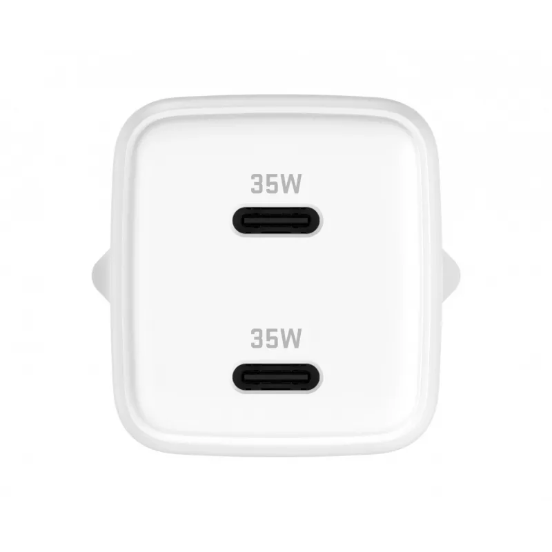 Wand-USB-C-Ladegerät YENKEE G35D 2x18W Power Delivery 3.0 3A