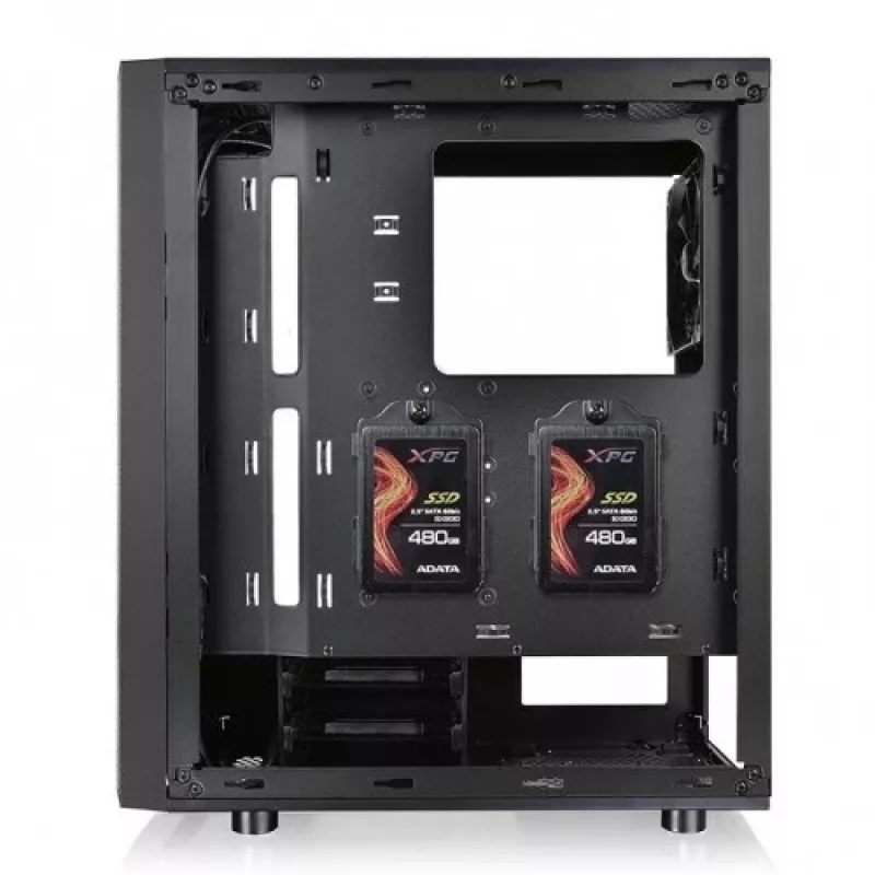 PC-Gehäuse Thermaltake V150 TG Micro Tower Schwarz
