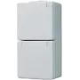 Steckdose Typ F JUNG 622 W, 16 A 250 V, weißes Duroplastgehäuse