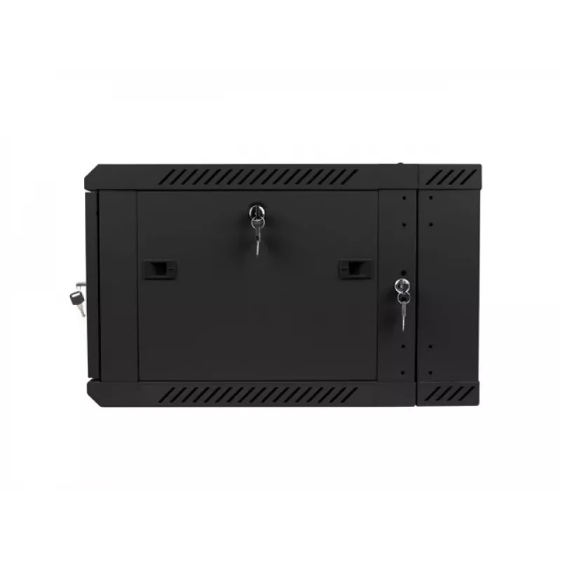 Wandmontierbarer Rack LANBERG WF02-6606-10B 6U 600x374,3x600 mm Edelstahl schwarz