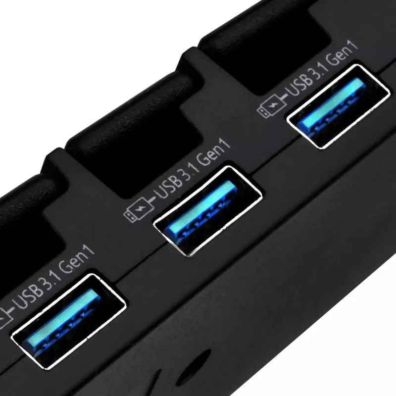 Desktop-USB-3.1-Gen-1-Hub SILVERSTONE SST-UC03B-PRO – 7 USB-Anschlüsse