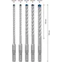 Bohrer Bosch 8 mm Durchmesser Modell 2608900198 für Metall- und Holzbohrungen