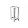 LANBERG 19 Zoll Open Rack 27U 600x800 mm grau, 27U Open-Frame-Server-Rack