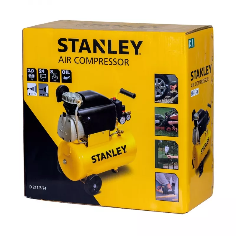 Stanley Ölkompressor 24 l 1500 W FCCC404STN005 24 l 8 bar Set aus 6 Stück