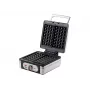 Waffeleisen Domo DO 9047 W 2 Waffel(n) 1400 W Silber